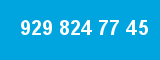929 824 77 45 929 824 77 45